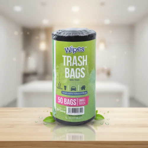 Wipes Forceflex Small Trash Bags Roll (18×24) 50 Bags - Product Image