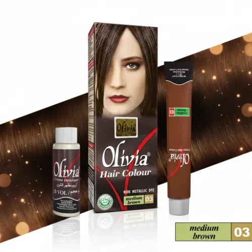 Olivia Hair Color Medium Brown - Product Image