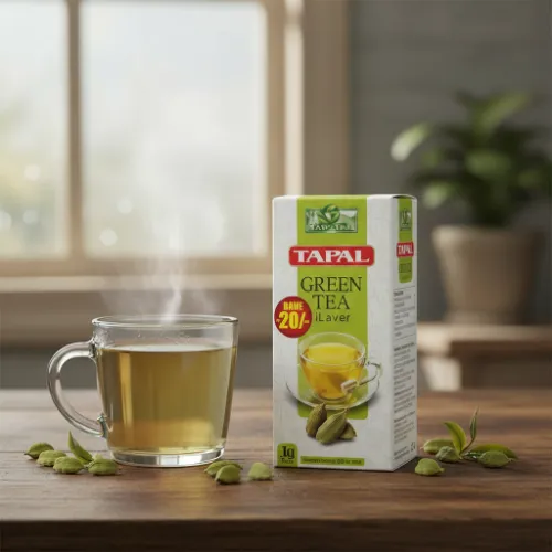 Tapal Green Tea Elaichi 45g - Product Image