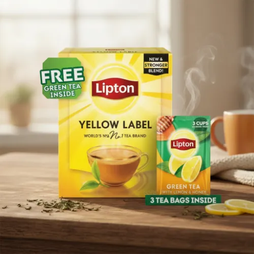 Lipton Black Tea 170g (With 3 Green Tea Bags Free) - Product Image